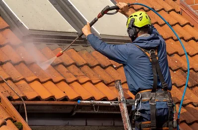 Démoussage et hydrofuge de toiture à Roaix